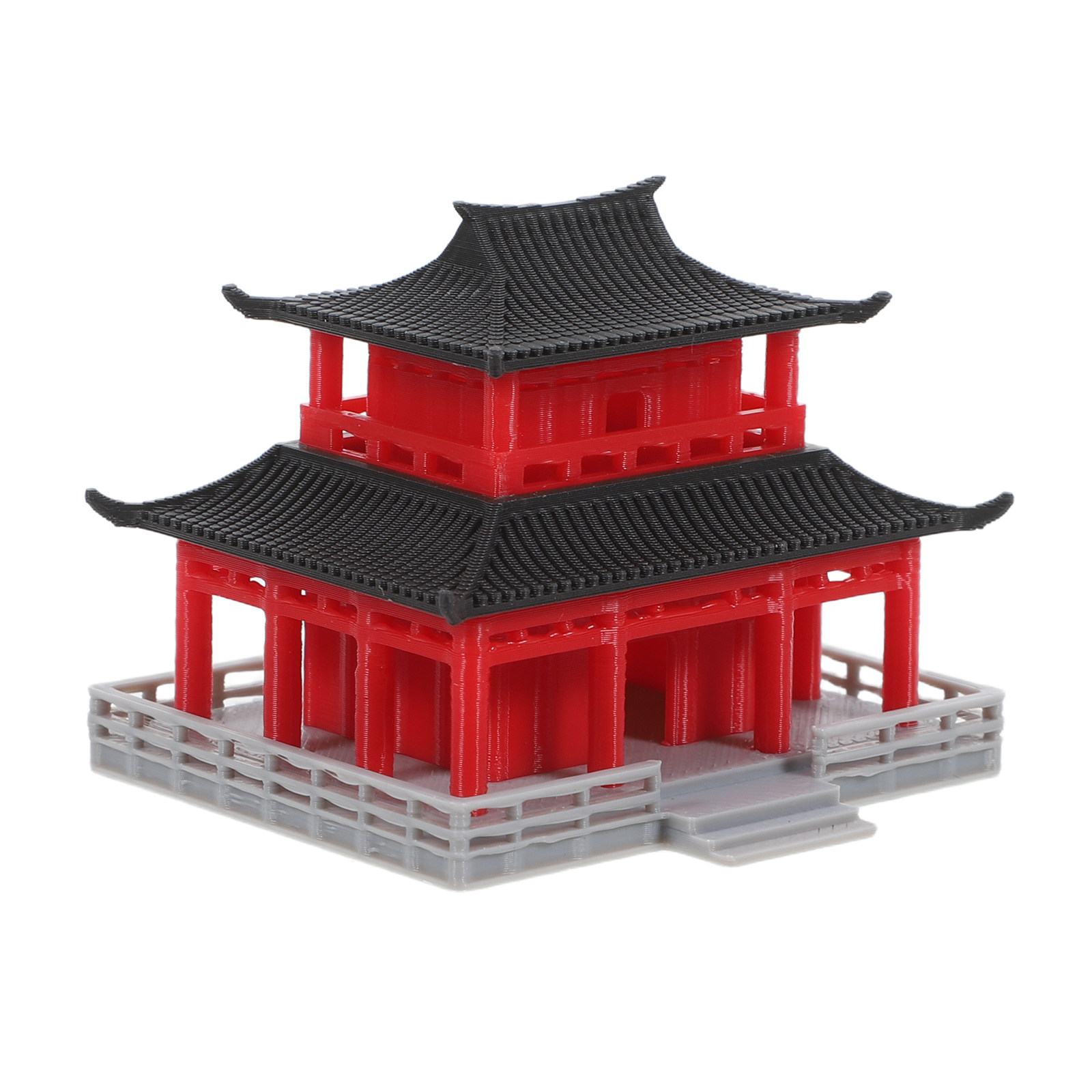 Aquarium & Marine Museum Ums - Black Red Ancient Chinese Pavilion Aquarium