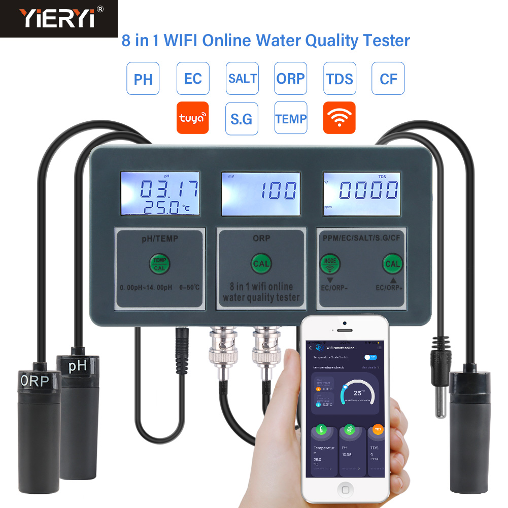 Marine Aquarium Par Meter - WiFi Tuya Thông Minh PH Meter