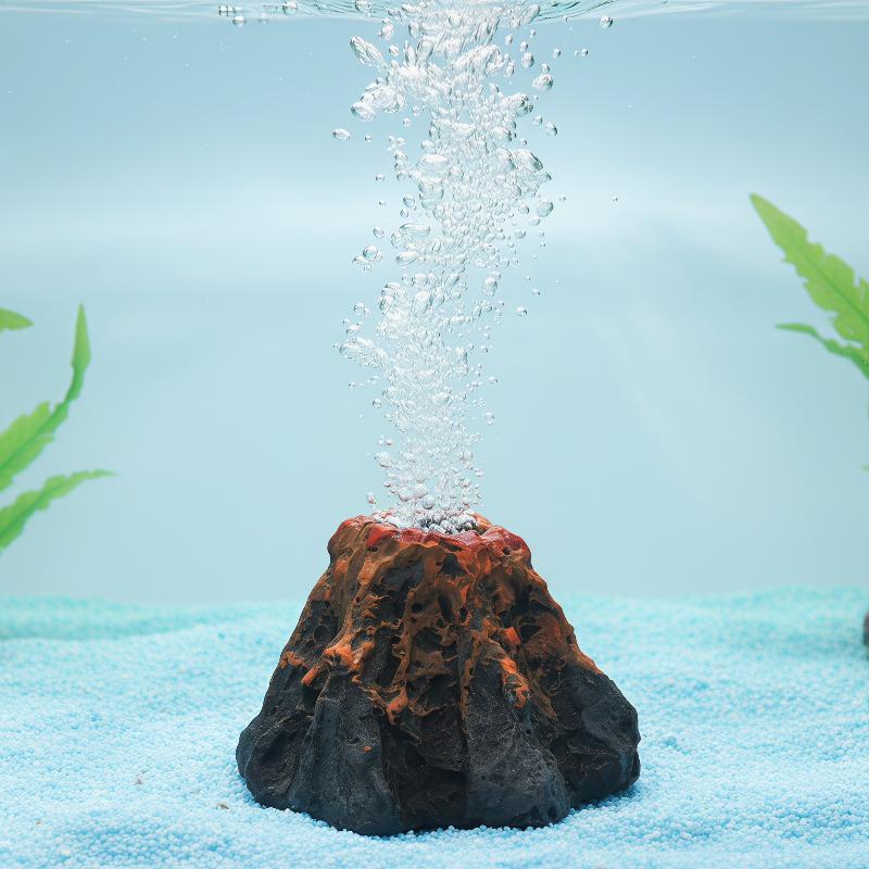 Marine Aquarium All In One - Volcano Shaped Aquarium Bubble Stone Oxygen
