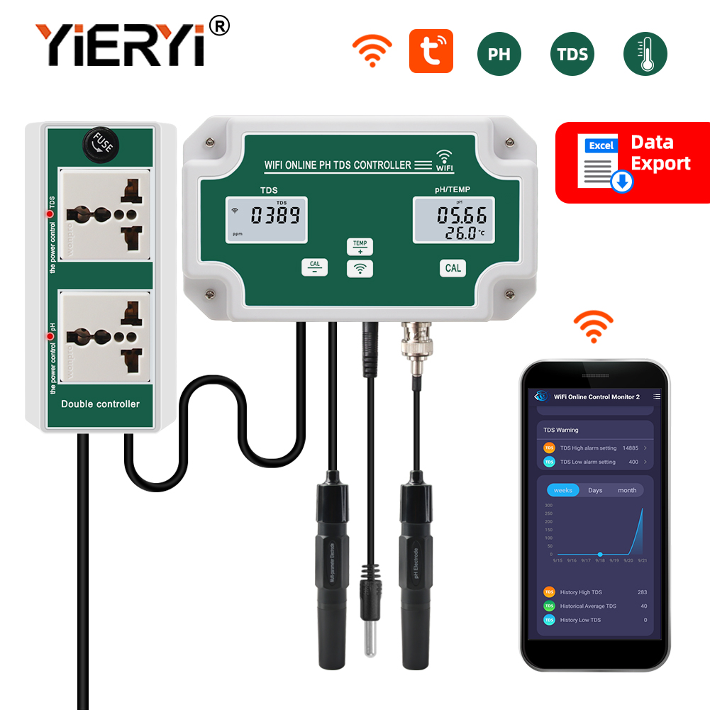 Marine Aquarium Par Meter - Yieryi Mới WIFI Thông Minh Hồ