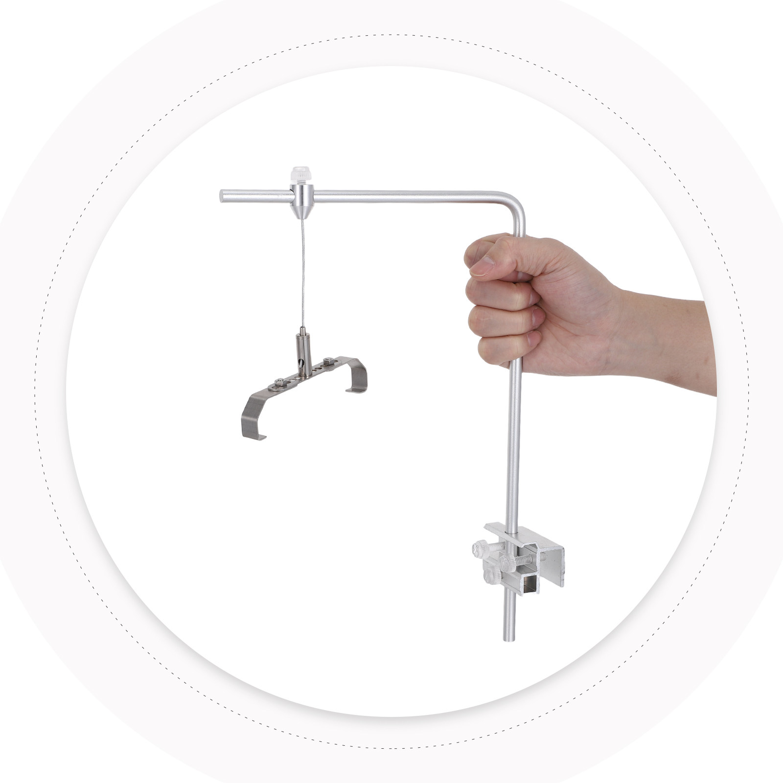 Aquarium Marine Lights - 1 Pair Adjustable Aquarium Light Stand,