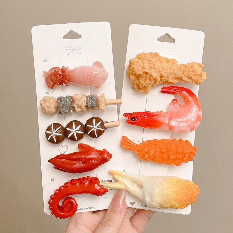 Marine Salt Mix - Simulated Food Hair Clip New Creative