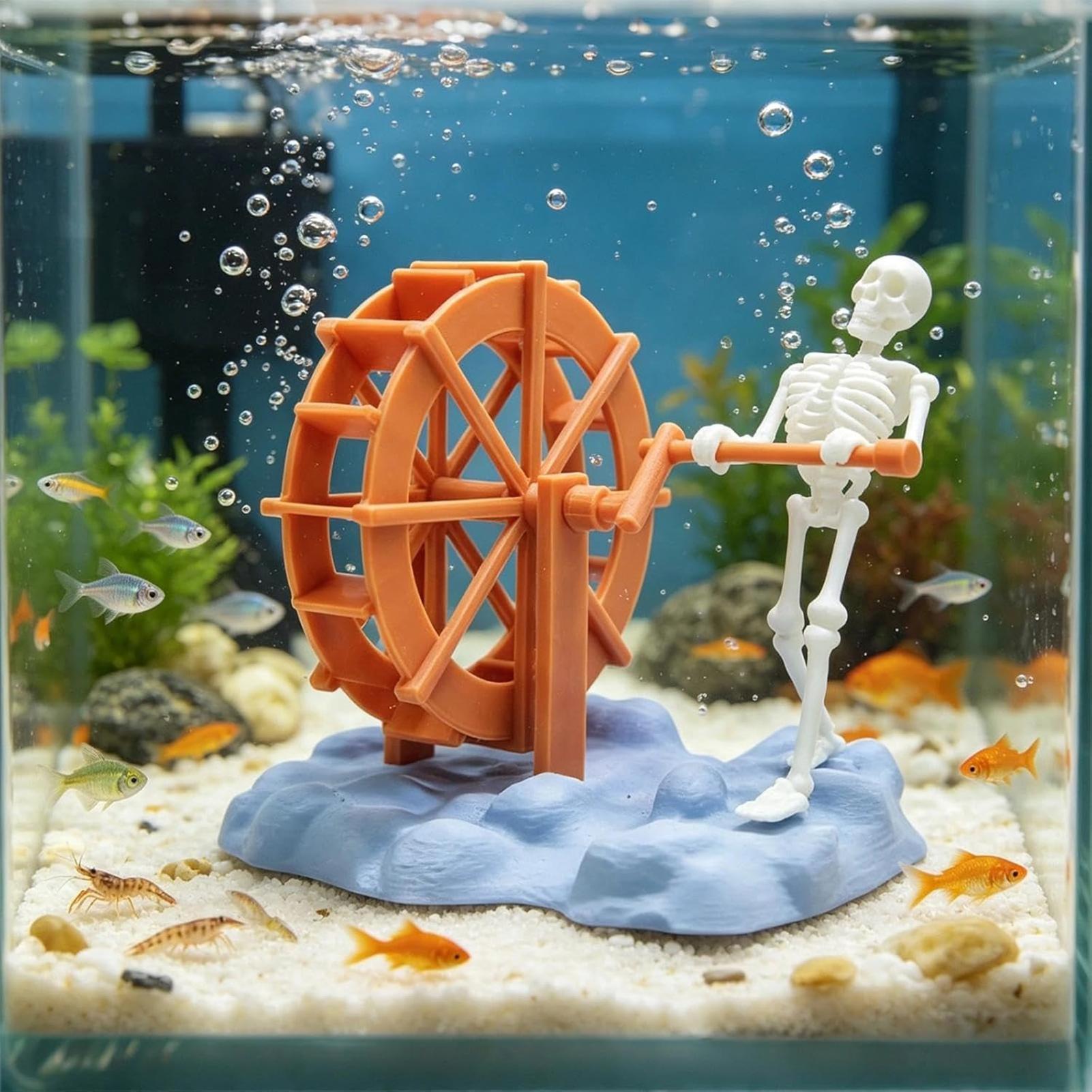 Aquarium Marineland - Creative Underwater Landscape Skeleton Decor Easy