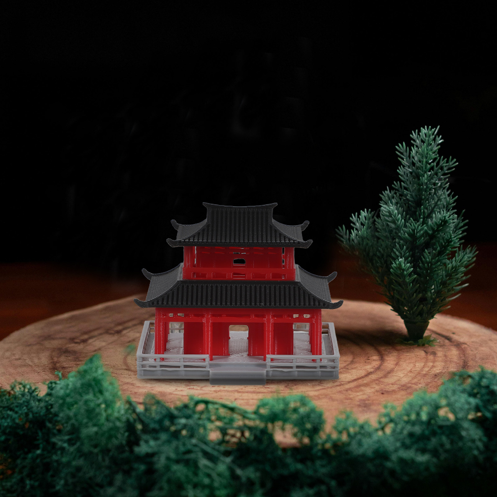 Black Red Ancient Chinese Pavi - đánh giá và giá Aquarium & Marine Museum Ums