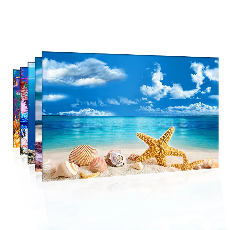 Nền Cho Bể Cá 3d Dán Poster Cá - đánh giá và giá Marine Aquarium All In One