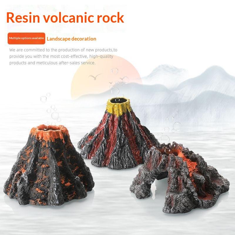 Volcano Shaped Aquarium Bubble - đánh giá và giá Marine Aquarium All In One