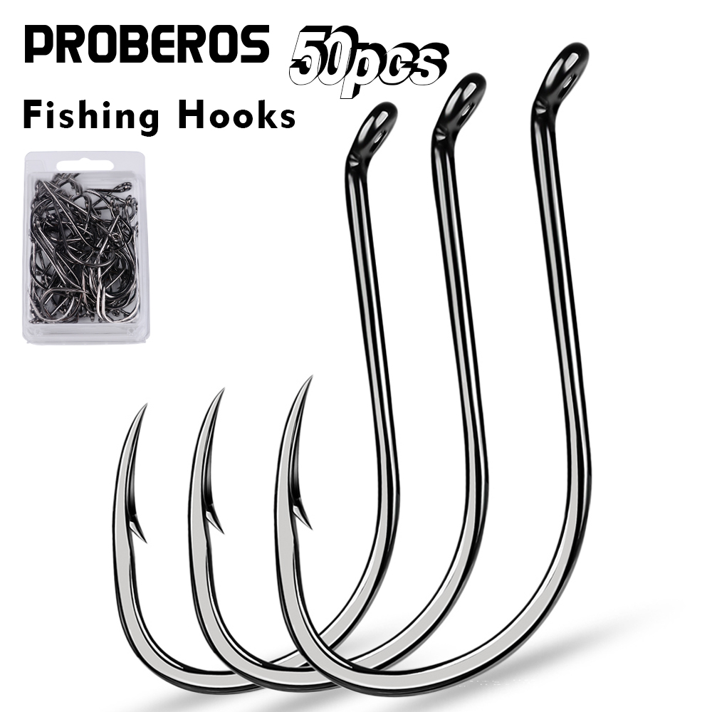 PROBEROS 50pcs Barbed Fishing  - đánh giá và giá Marine Salt Mix