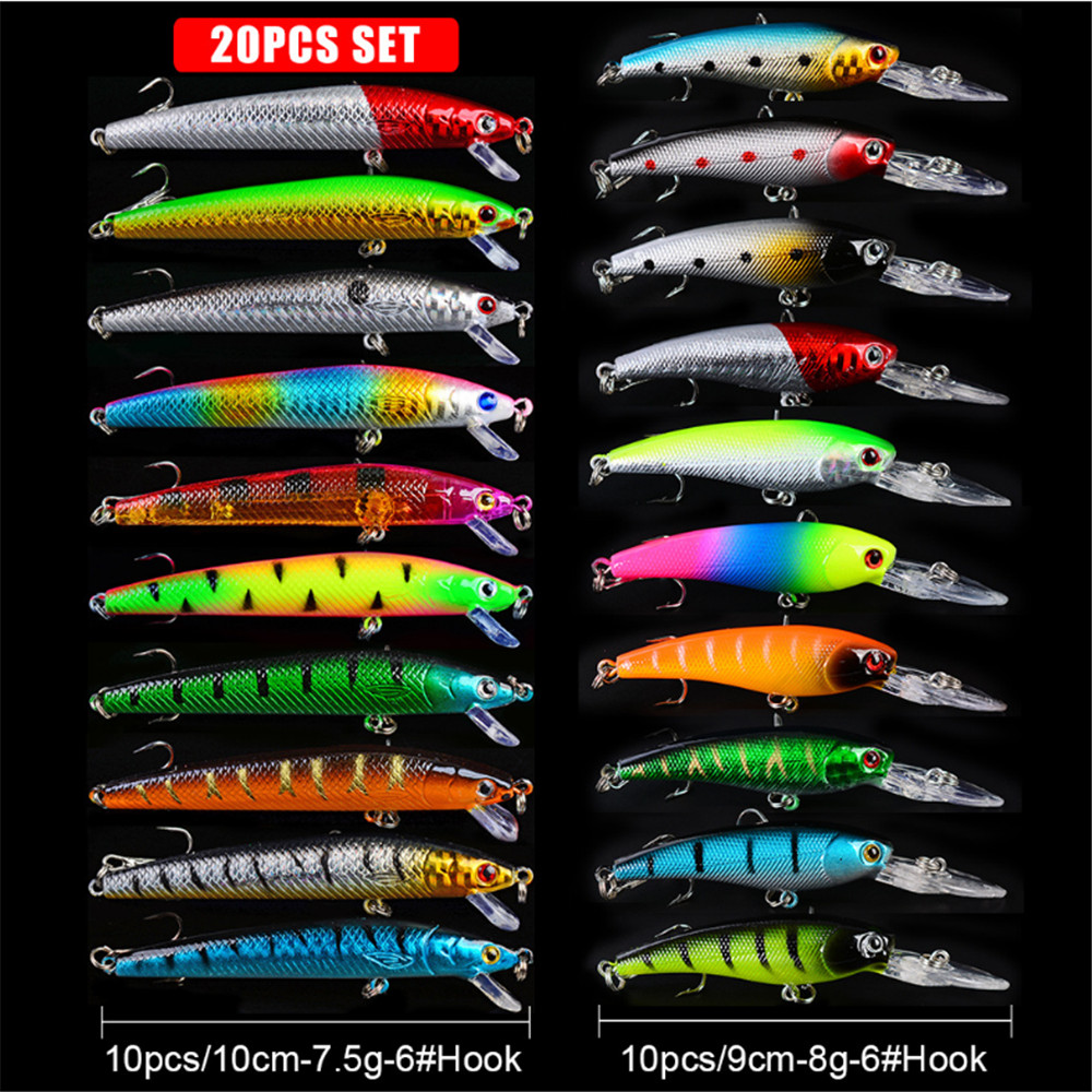 20 Cái/lốc Minnow Mồi Câu Cá B - đánh giá và giá Marine Salt Mix