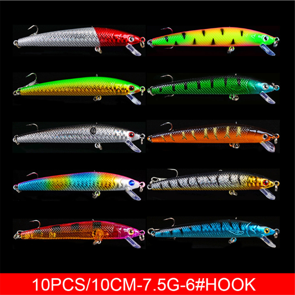 20 Cái/lốc Minnow Mồi Câu Cá B - đánh giá và giá Marine Salt Mix
