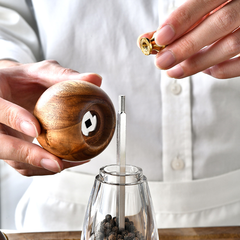 5/6/8 inch Manual Pepper Grind - đánh giá và giá Marine Salt Mix