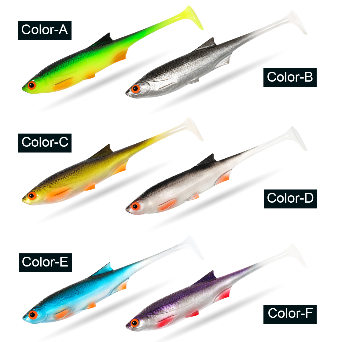 Spinpoler Shad Soft Swimbait 1 - đánh giá và giá Marine Salt Mix