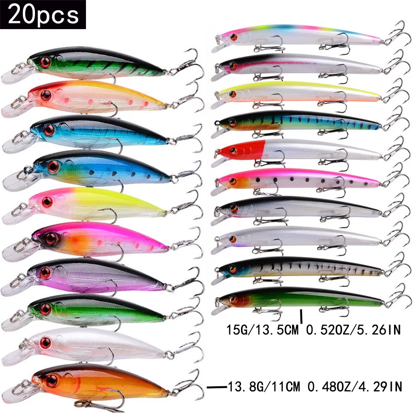 20/10pcs/lot Minnow Fishing Lu - đánh giá và giá Marine Salt Mix
