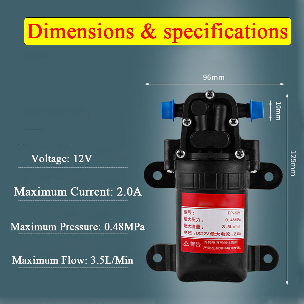 DC 12V 70psi 3.5L nông nghiệp  - đánh giá và giá Aquarium Marineland